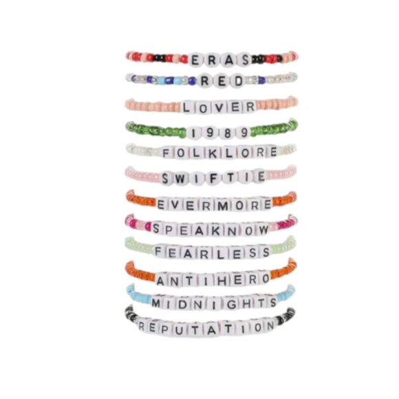 BNIP 12 pcs friendship bracelet Taylor Swift Eras Tour - Picture 1 of 5
